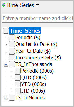 Time Series dimension