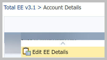 Edit employee details